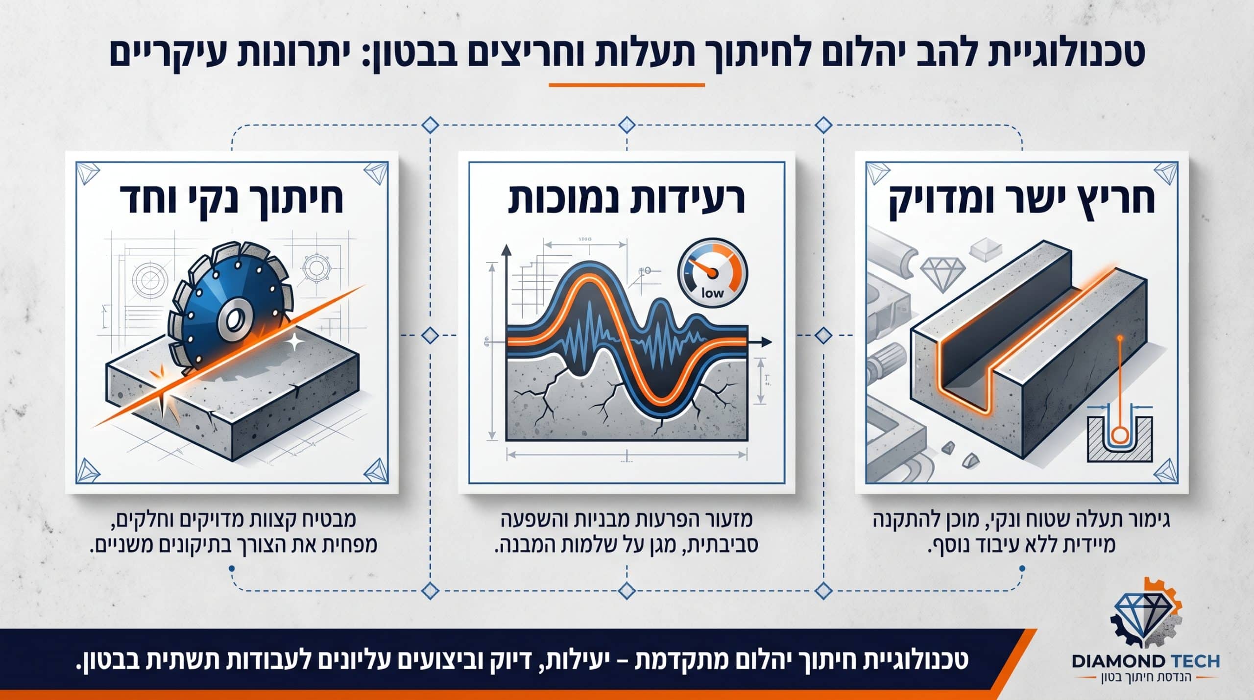 ניסור תעלה לכבלי חשמל בבטון: כל מה שצריך לדעת