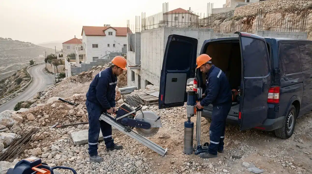 איך בוחרים קבלן ניסור בטון באזור בנימין?