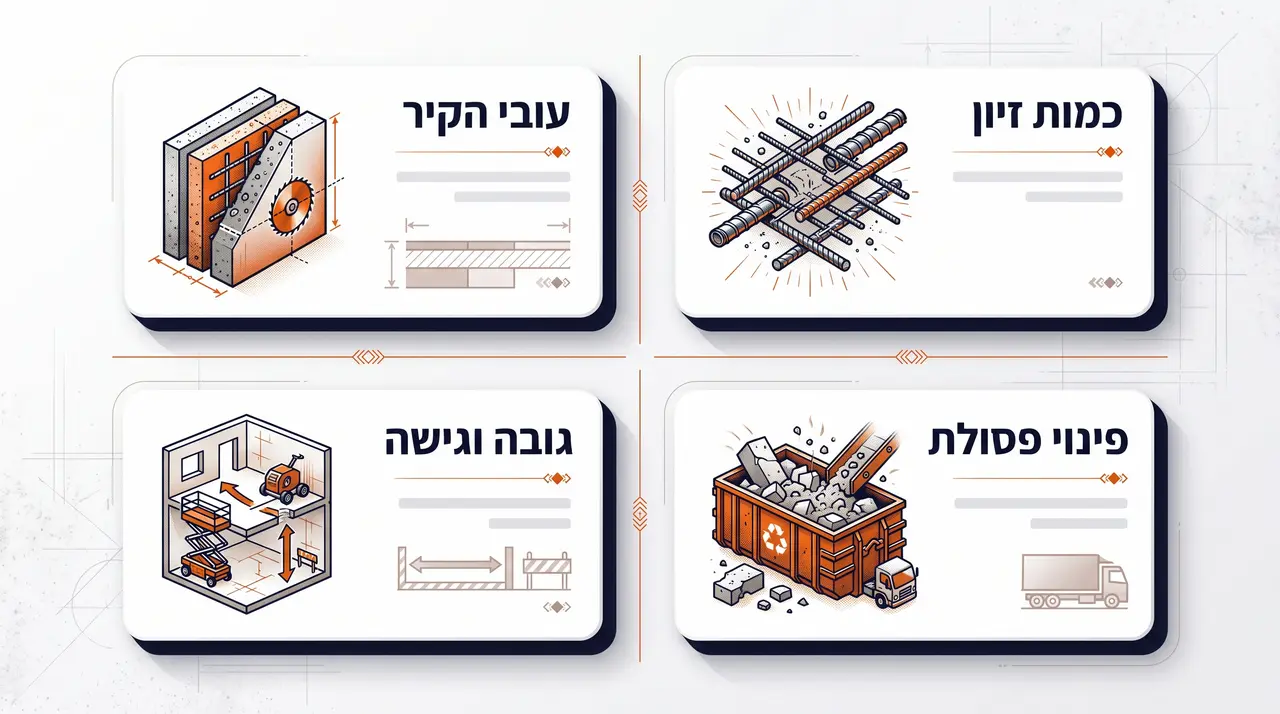 מה משפיע על המחיר בפועל והכנת הבית לפני הגעת הצוות