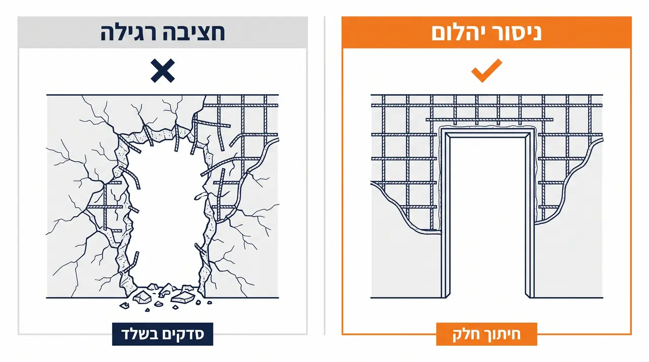 שאלות נפוצות על ביצוע עבודות ניסור וקידוח במודיעין