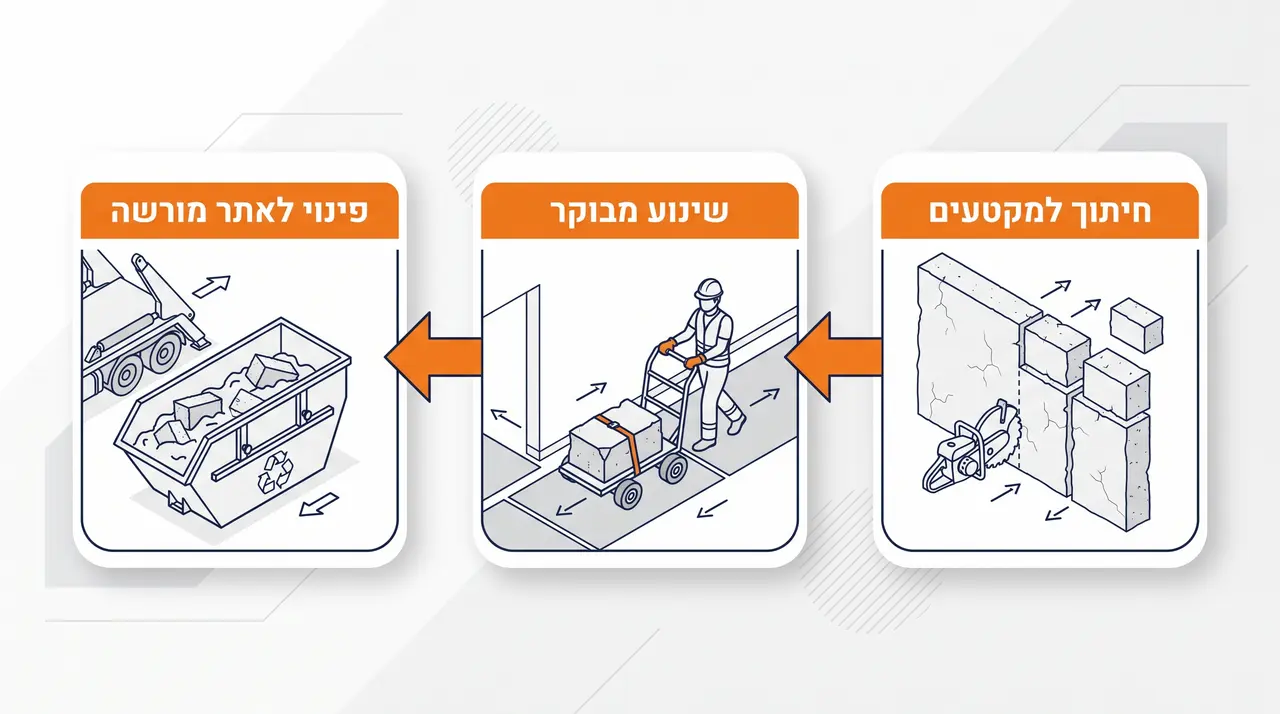 לאן מפנים את פסולת הבטון?